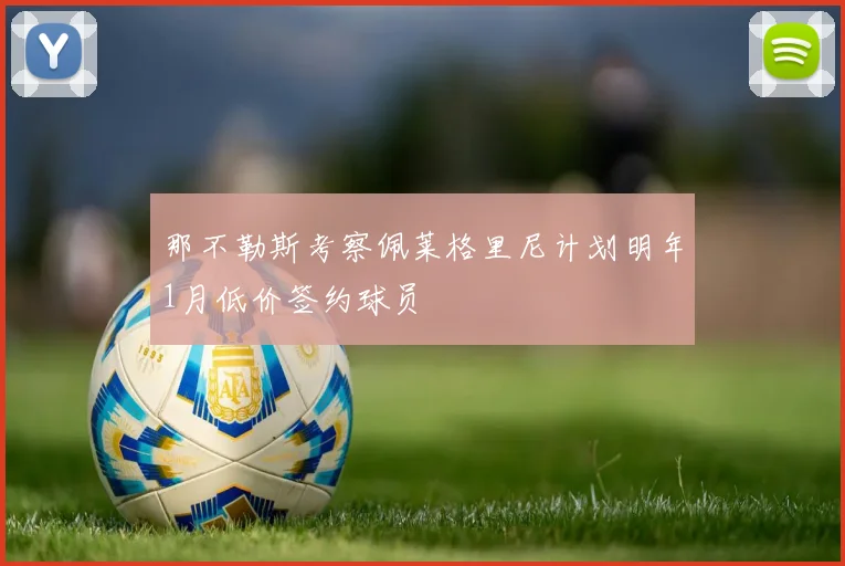 那不勒斯考察佩莱格里尼计划明年1月低价签约球员